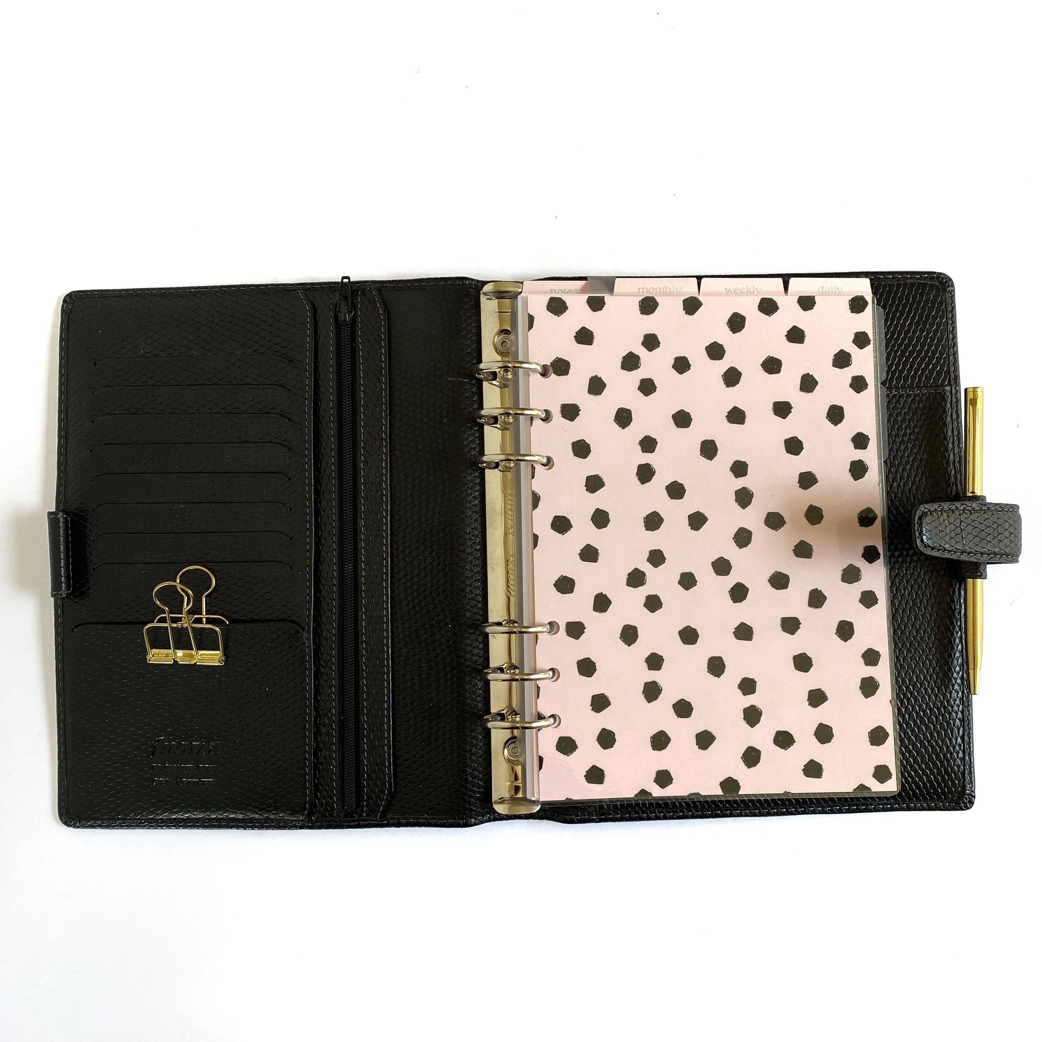 Buy Planner Dashboard Rose Gold A5 A6 Personal and Pocket Size
