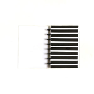 Bold Chunky Striped Disc Bound Minimal Planner Dashboard - East Street Paper Co.