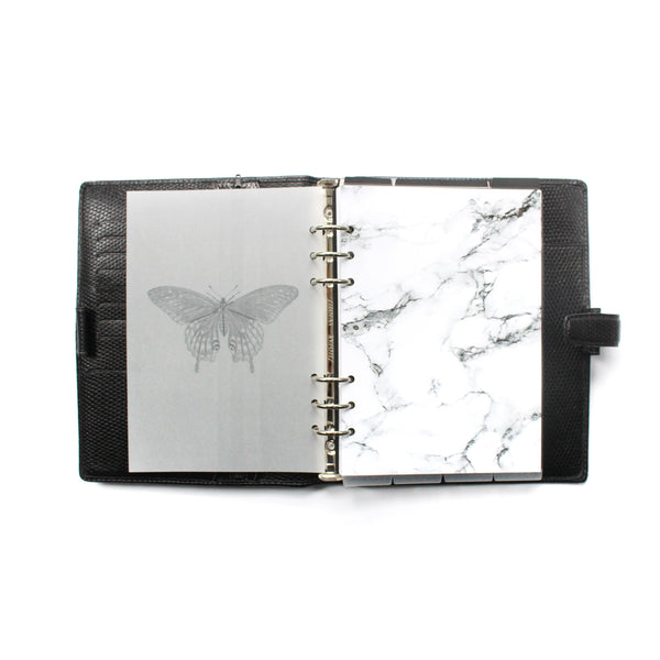 Swallow Tailed Butterfly Vellum Minimal Planner Dashboard - East Street Paper Co.