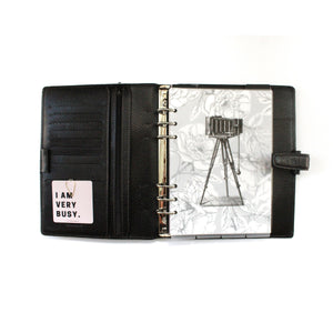 Vintage Camera Vellum Minimal Planner Dashboard - East Street Paper Co.
