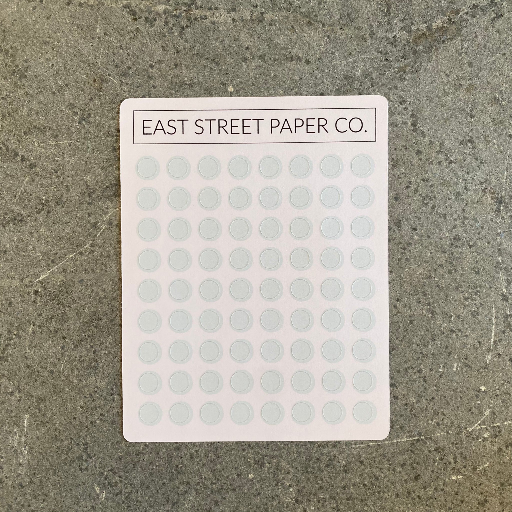 Frosty Mint Planner Dot Stickers