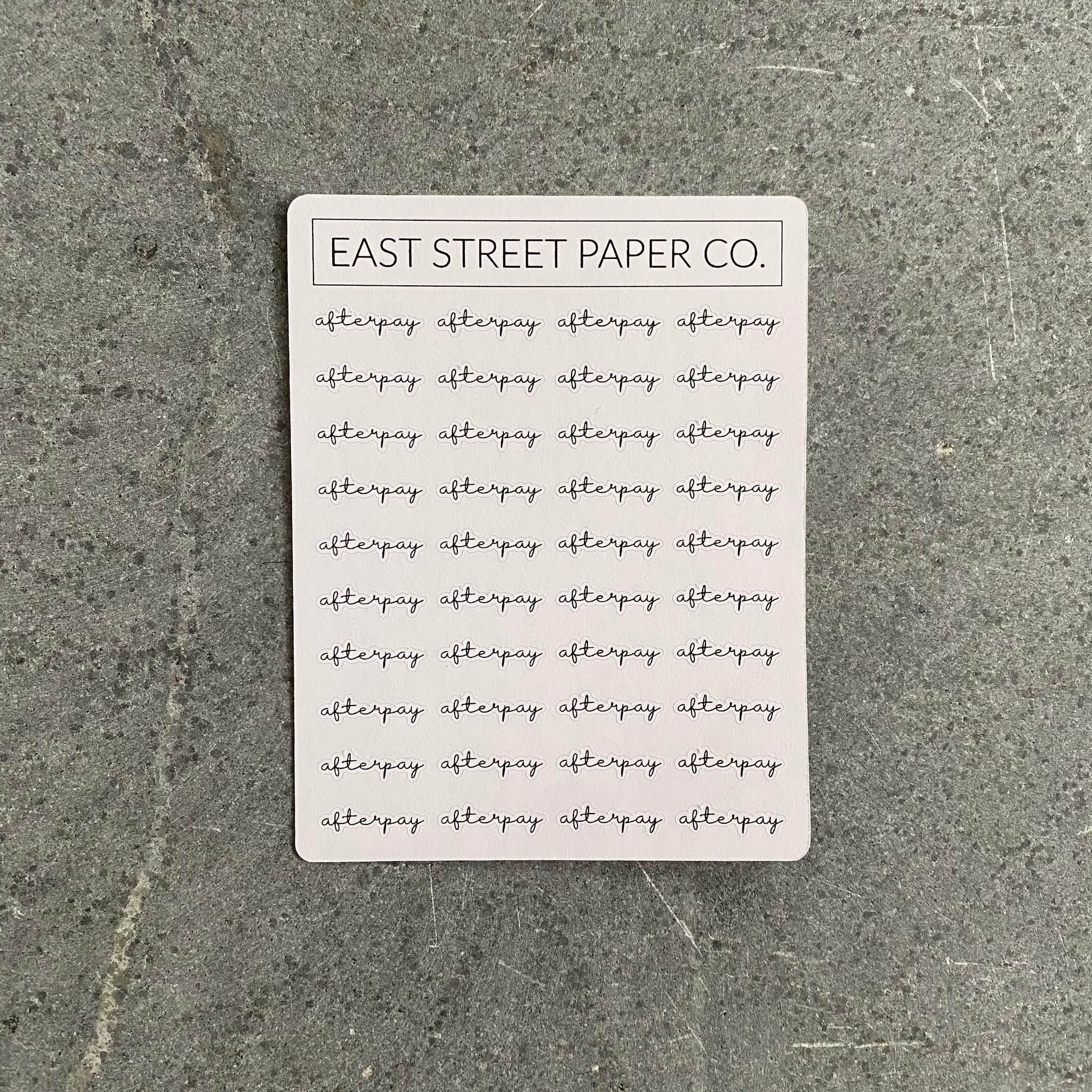 Afterpay Payment Bill Reminder Stickers