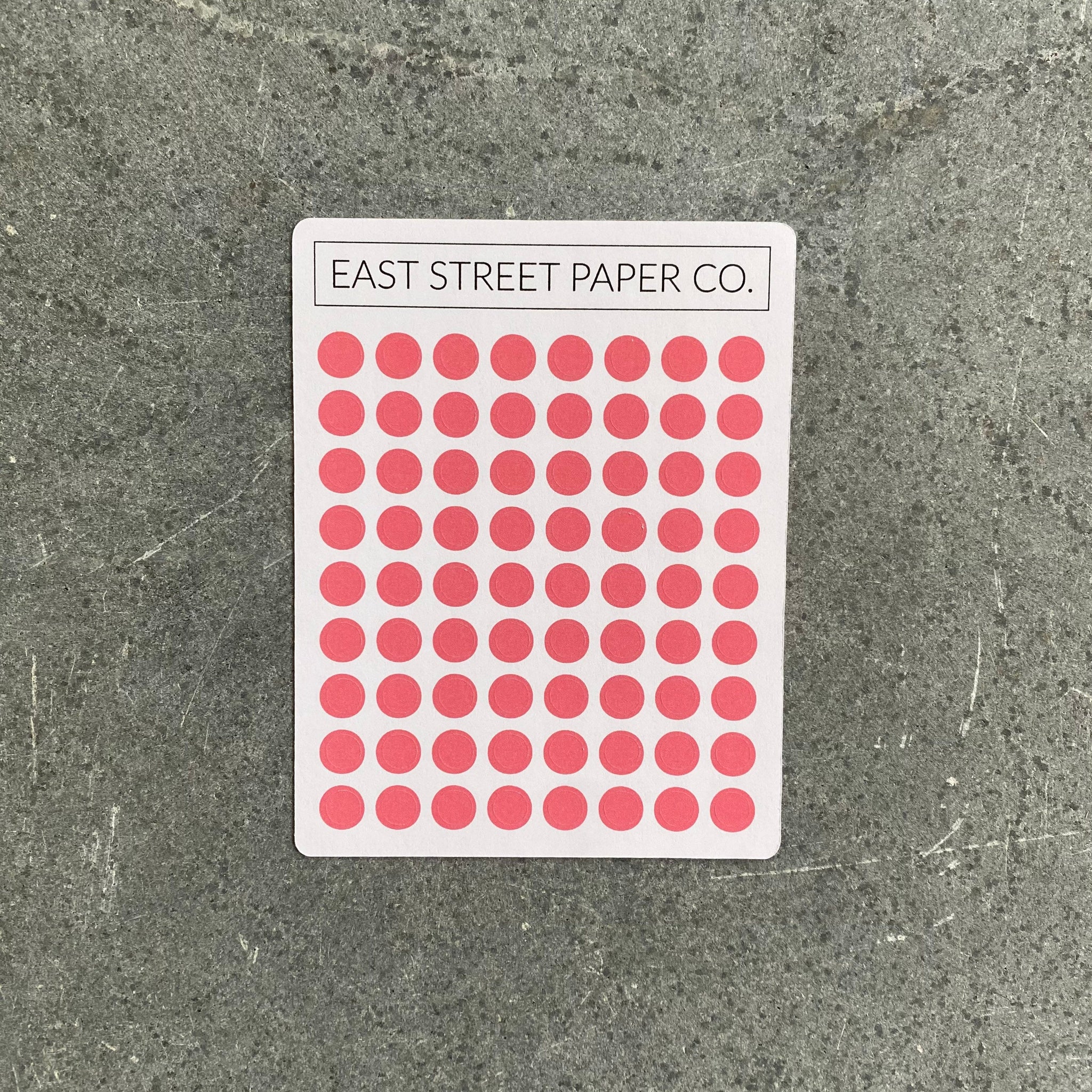 Pink Lemonade Mini Planner Dot Stickers