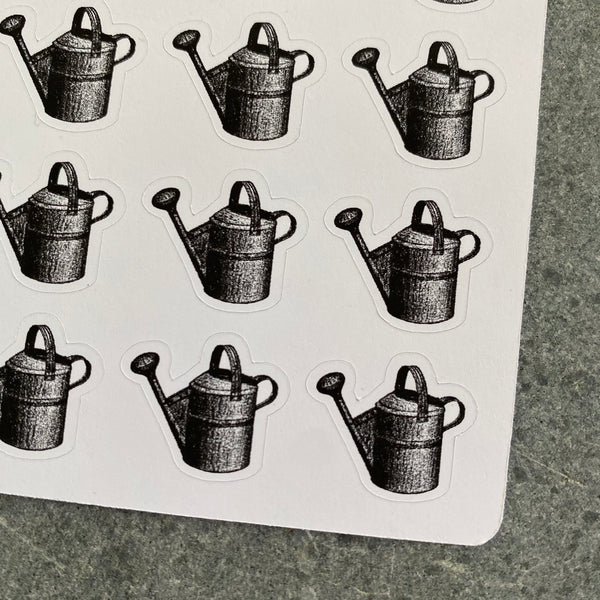 Watering Can Vintage Mini Planner Stickers