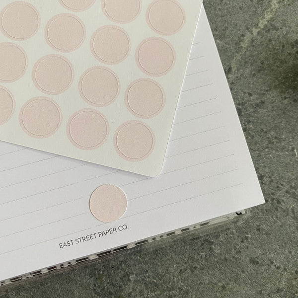 Ice Pink Large .5" Planner Dot Stickers