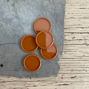 Cinnamon Brown Planner Discs Medium 1.25” Planner Discs