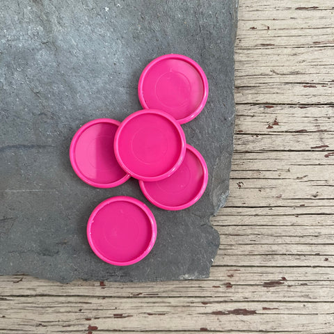 Azalea Pink Planner Discs Medium 1.25” Planner Discs